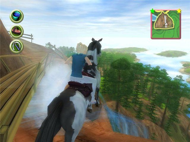 barbie horse riding game